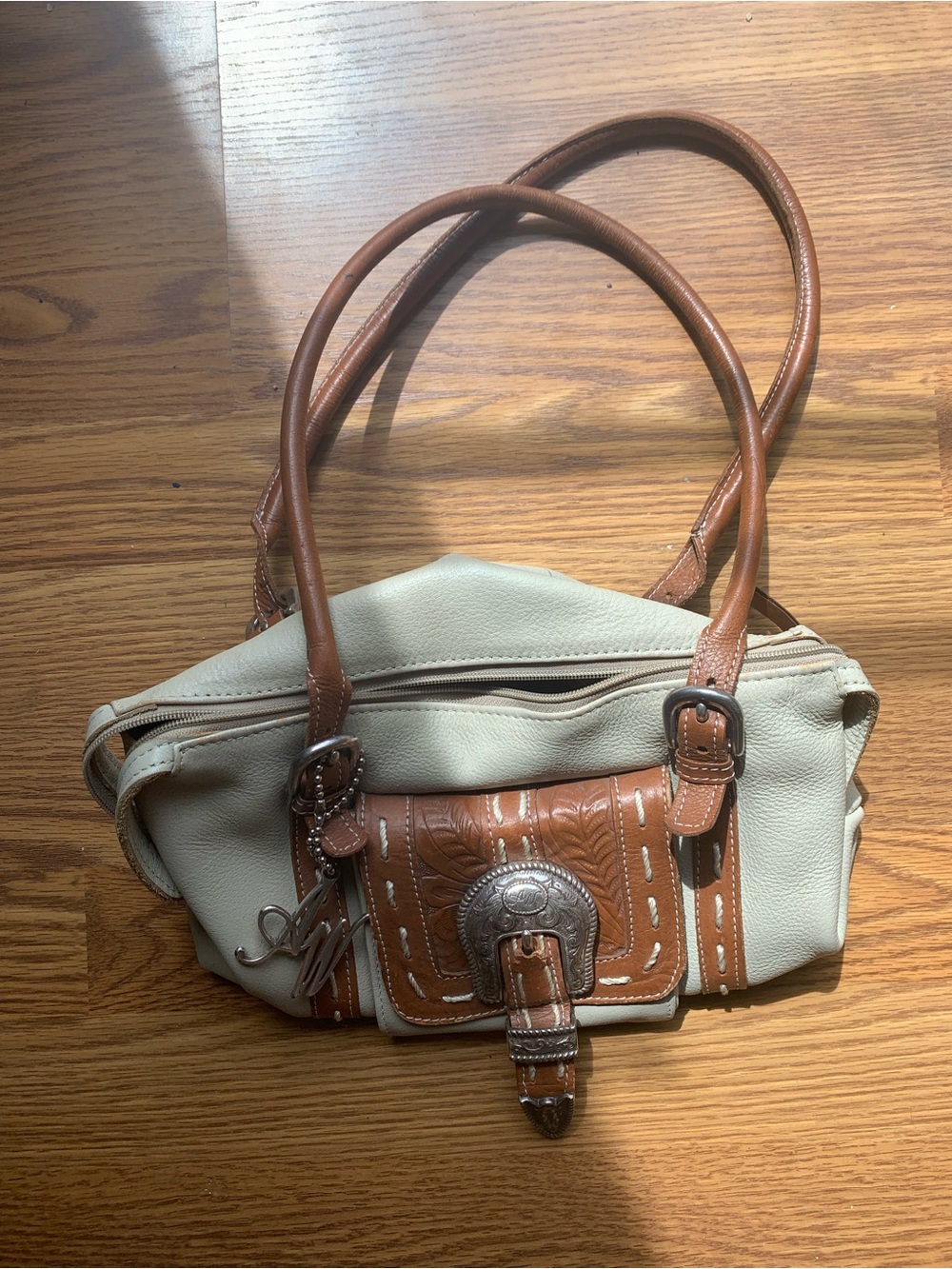 American West Genuine Leather Wester Handbag Purse Bag Accessories Medium